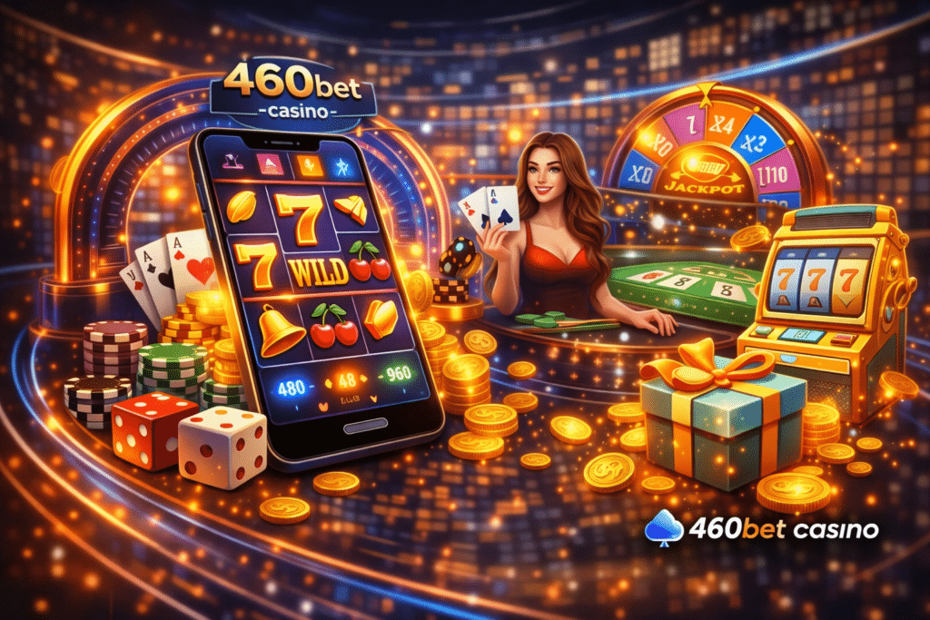 460bet-casino ทดลองเล่นสุดมันส์ พร้อมทางเข้าและเกมเด่น